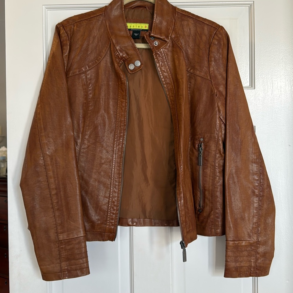 Moto faux leather